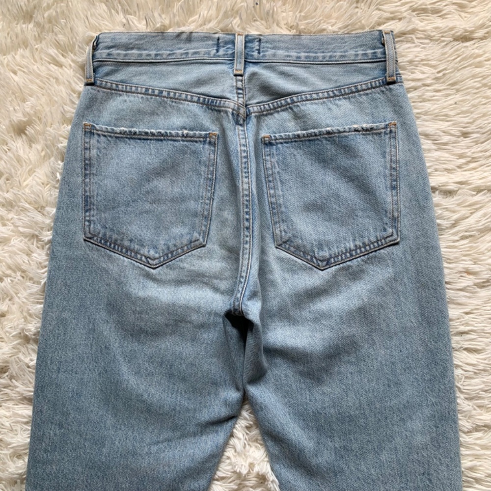 Agolde Riley High Rise Button Fly Jeans Size 27 - Picture 5 of 14